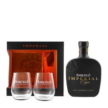 Ron Barcel Onyx Inperial box+sklo 0,7L 38%