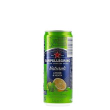 San Pellegrino Limone&amp;Menta 0,33L plech