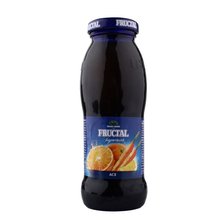 Fructal mrkev ACE  0,2L sklo /12ks/