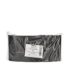 Slmky Koktejl ern plast 250ks 15cm x 8mm