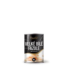 Fazole bl plech 400g Bassta