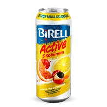 Birell Citrus mix&amp;Guarana Active s kofein.0,5L plech