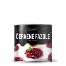 Fazole erven 2500g plech Bassta