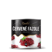 Fazole erven 2,5kg plech Bassta