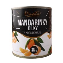Mandarinky dlky 312g Bassta