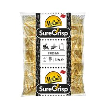 McCAIN Sure Crisp 6/6 bez slupky 2.5kg  /5ks/