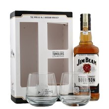 Jim Beam 0.7L 40% box+sklo