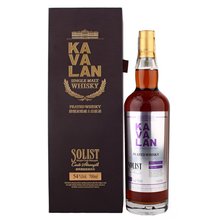 Kavalan Solist Peated Cask Strenght 0,7L 54% box