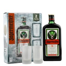 Jagermeister 0.7L 35% box+2xsklo