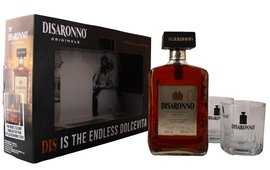 Amaretto Disaronno box+sklo 0.7L 28%