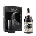 Kraken Black Spiced box+sklo 1L 40%