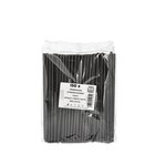 Slmky Jumbo ern plast 150ks 25cm x 8mm