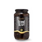 Olivy ern bez pecky 900g sklo Bassta