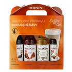 Monin box Coffee 4x 0,25L (okolda, vanilla, caramel,oek)